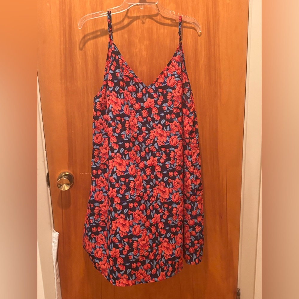⭐ 3 for $15 SHEIN Floral Dress - Red and Blue
